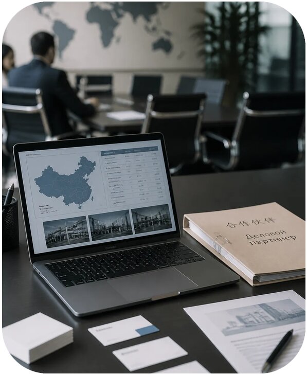 Поиск делового партнера в Китае по цене от 20183 р. | Фиалан-Озр